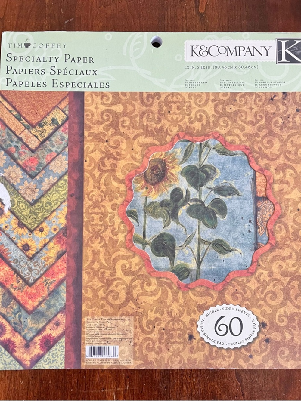 K&Company Tim Coffey Scrapbook Paper Pad